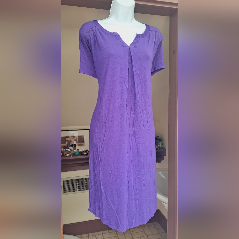 QVC Carole Hochman Gown Purple Nightgown Sleep Shirt Housedress + other colors!